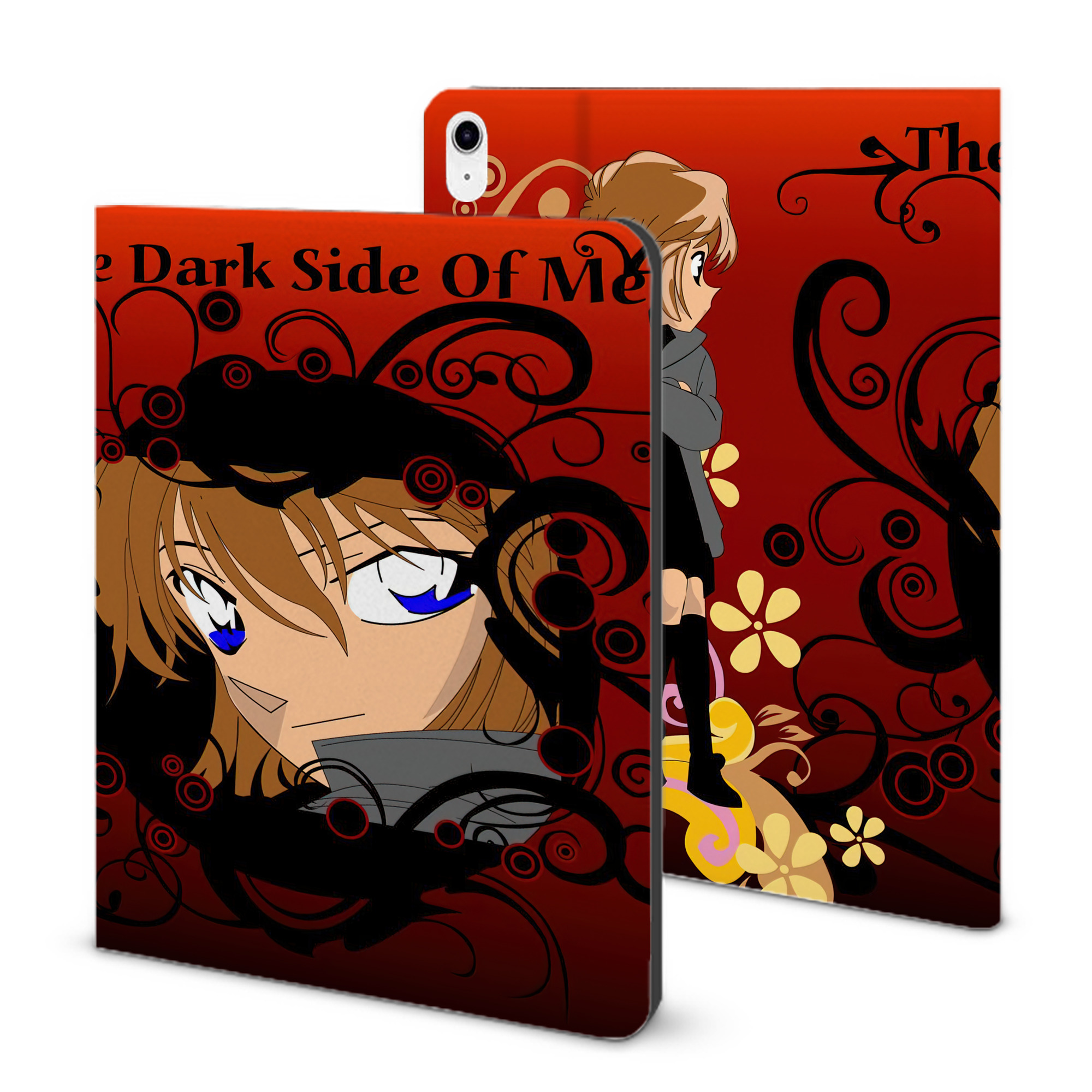 （画像用） 名探偵コナン Detective Conan IPad ケース ブック型 PUレザー TPU 耐衝撃 軽量 薄型 ペン収納なし 全面保護 IPad 各モデル対応